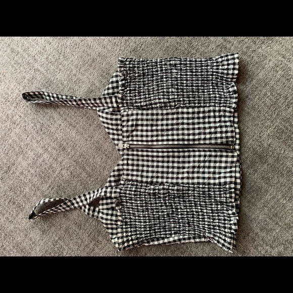 Gingham crop top - Picture 4 of 4